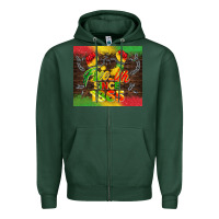 Sports Green free ish since 1865 Zipper Hoodie - BarkalooDesign