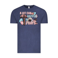 Vintage Denim Easter Day A lot can happen in 3 days Vintage Tee - CowGirlArtShop