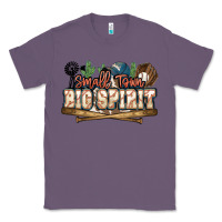 Lavender Small town big spirit Baseball Classic Tee - HowdyJamesFarm