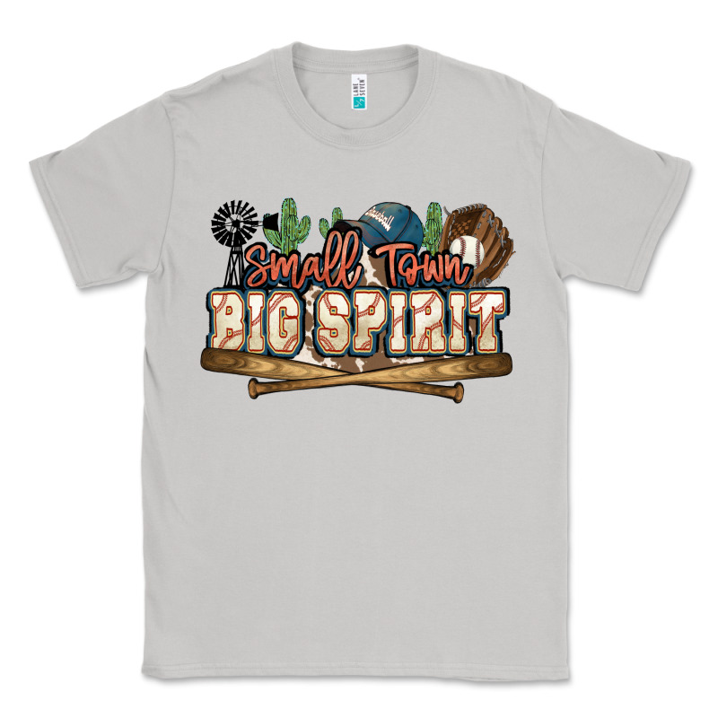 Small Town Big Spirit Baseball Classic Tee by HowdyJamesFarm | Teevron