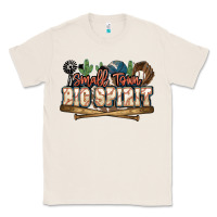 Natural Small town big spirit Baseball Classic Tee - HowdyJamesFarm