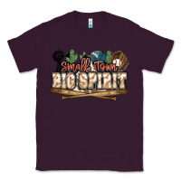 Plum Small town big spirit Baseball Classic Tee - HowdyJamesFarm