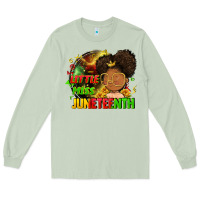 Matcha Little miss Juneteenth Long Sleeve Tee - FaDigitalArtStudio