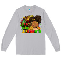 Moon Dust Little miss Juneteenth Long Sleeve Tee - FaDigitalArtStudio