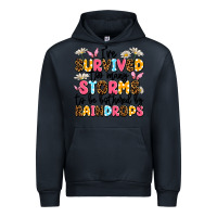 Navy i've survived too many storms Urban Hoodie - JahusDesignShop