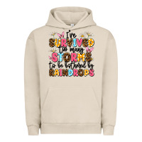 Pigment French Oak i've survived too many storms Urban Hoodie - JahusDesignShop