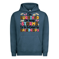 Pigment Midnight Navy i've survived too many storms Urban Hoodie - JahusDesignShop