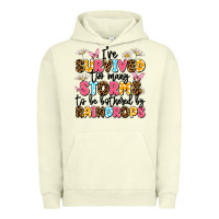 Pigment Pistachio i've survived too many storms Urban Hoodie - JahusDesignShop
