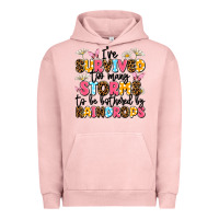 Pigment Salmon i've survived too many storms Urban Hoodie - JahusDesignShop