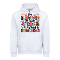 White i've survived too many storms Urban Hoodie - JahusDesignShop