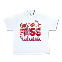 White little miss valentine Urban Heavy Tee - OliviaCreatesArt