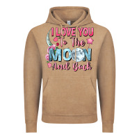 Vintage Coffee I love you to the moon and back Valentine's Day Vintage Hoodie - FaDigitalArtStudio