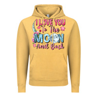 Vintage Mustard I love you to the moon and back Valentine's Day Vintage Hoodie - FaDigitalArtStudio
