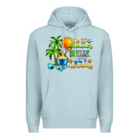 Blue Mist Is It Summer Break Premium Hoodie - CowhideDigitalArt