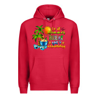 Cardinal Is It Summer Break Premium Hoodie - CowhideDigitalArt