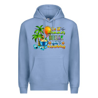Colony Blue Is It Summer Break Premium Hoodie - CowhideDigitalArt