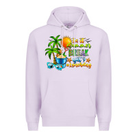 Lilac Is It Summer Break Premium Hoodie - CowhideDigitalArt