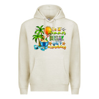 Oatmeal Heather Is It Summer Break Premium Hoodie - CowhideDigitalArt