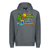 Rock Is It Summer Break Premium Hoodie - CowhideDigitalArt