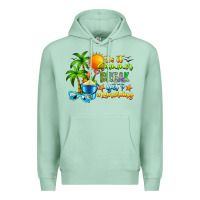Seafoam Is It Summer Break Premium Hoodie - CowhideDigitalArt