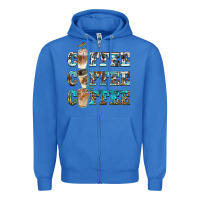 True Royal western coffees Zipper Hoodie - BarkalooDesign