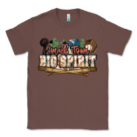 Chestnut Small town big spirit Baseball Classic Tee - HowdyJamesFarm