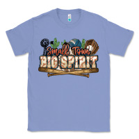 Colony Blue Small town big spirit Baseball Classic Tee - HowdyJamesFarm