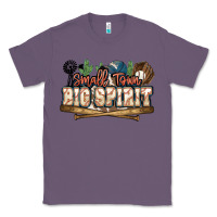 Lavender Small town big spirit Baseball Classic Tee - HowdyJamesFarm