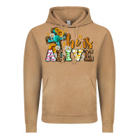 Vintage Camel Easter Day He is alive with cross Vintage Hoodie - OliviaCreatesArt