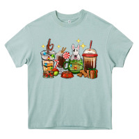 Arona Christmas coffee cups with Bull Terrier Heavy Core Tee - RanaPortraitStore