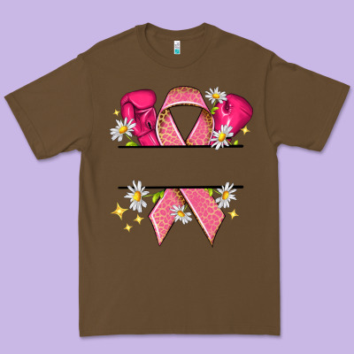 Personalized Breast Cancer Ribbon Premium Tee Designed By Nancycooperartshop