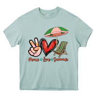 Arona Peace love summer Heavy Core Tee - NancyCooperArtShop