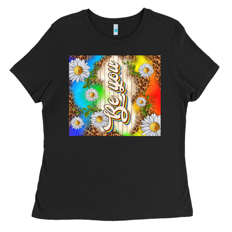 Be You With Daisies Ladies Tee by TumblerDesignByShophia | Teevron