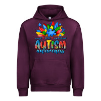 Mauve Wine autism awareness accept love understand Urban Hoodie - JahusDesignShop