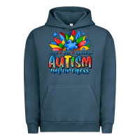 Pigment Midnight Navy autism awareness accept love understand Urban Hoodie - JahusDesignShop