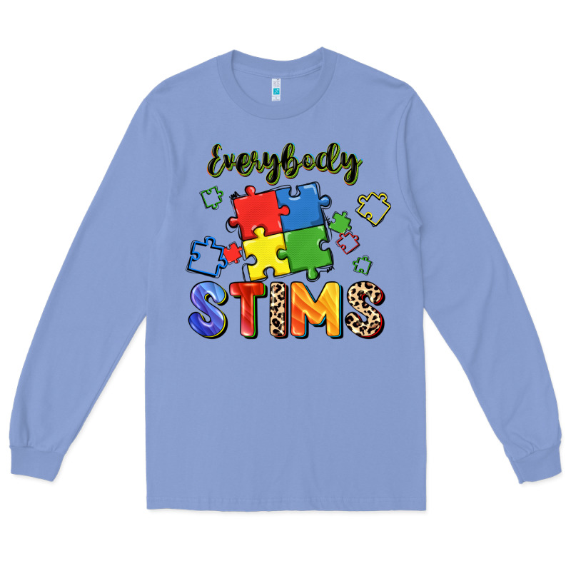 Everybody Stims Long Sleeve Tee by FaDigitalArtStudio | Teevron
