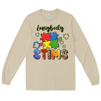 Mushroom Everybody stims Long Sleeve Tee - FaDigitalArtStudio