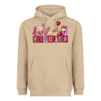 Mushroom valentines day teacher Heavyweight Hoodie - AdoDesignShop