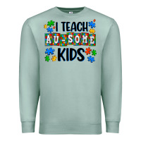 I Teach Ausome Kids Premium Sweatshirt | Teevron