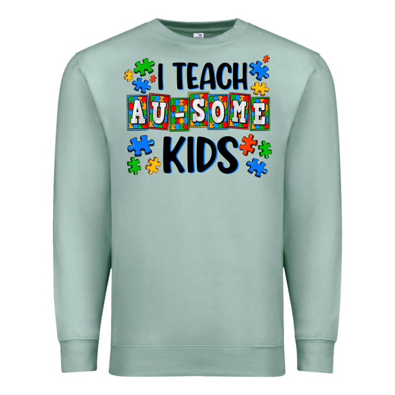 I Teach Ausome Kids Premium Sweatshirt by AdoDesignShop | Teevron