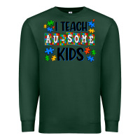Sports Green i teach ausome kids Premium Sweatshirt - AdoDesignShop