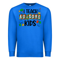 True Royal i teach ausome kids Premium Sweatshirt - AdoDesignShop