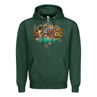 Sports Green coffee please Zipper Hoodie - BarkalooDesign