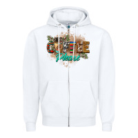 White coffee please Zipper Hoodie - BarkalooDesign
