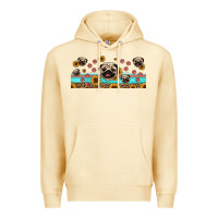 Pina Colada western pug dogs Premium Hoodie - Jasminsmagicworld