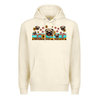 Sandshell western pug dogs Premium Hoodie - Jasminsmagicworld