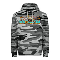 Slate Camo western pug dogs Premium Hoodie - Jasminsmagicworld