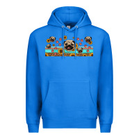 True Royal western pug dogs Premium Hoodie - Jasminsmagicworld