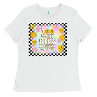 White too many kids not enough caffeine Ladies Tee - TumblerDesignByShophia