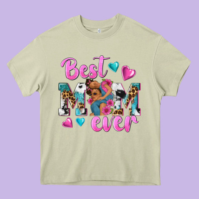 Best Mom Ever Afro Woman Heavy Core Tee Designed By Texasbilliewilder